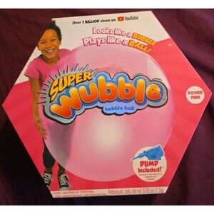 Power Pink-Super Wubble Bubble Ball Tear Resistant with Pump